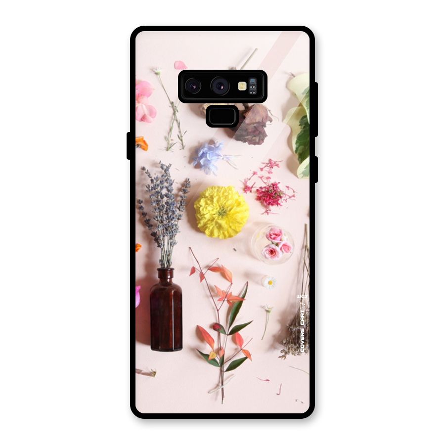 Old Petals Glass Back Case for Galaxy Note 9