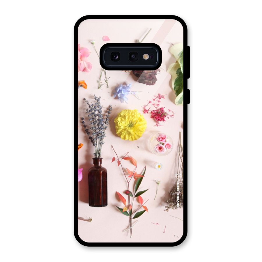 Old Petals Glass Back Case for Galaxy S10e
