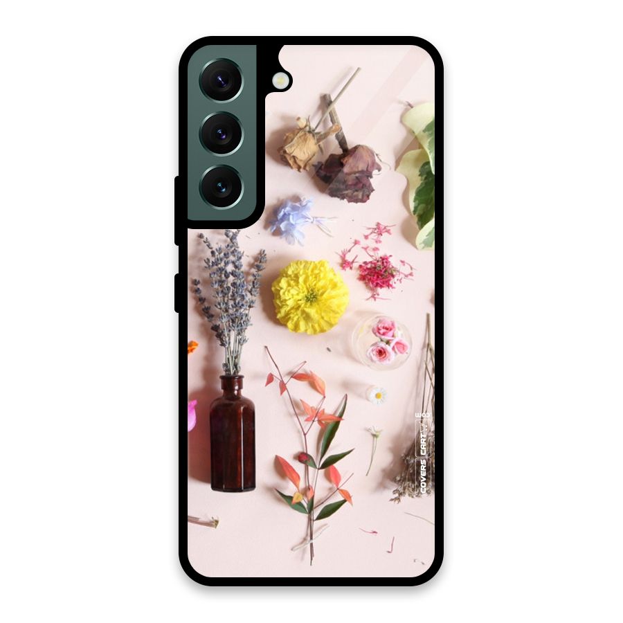 Old Petals Glass Back Case for Galaxy S22 5G