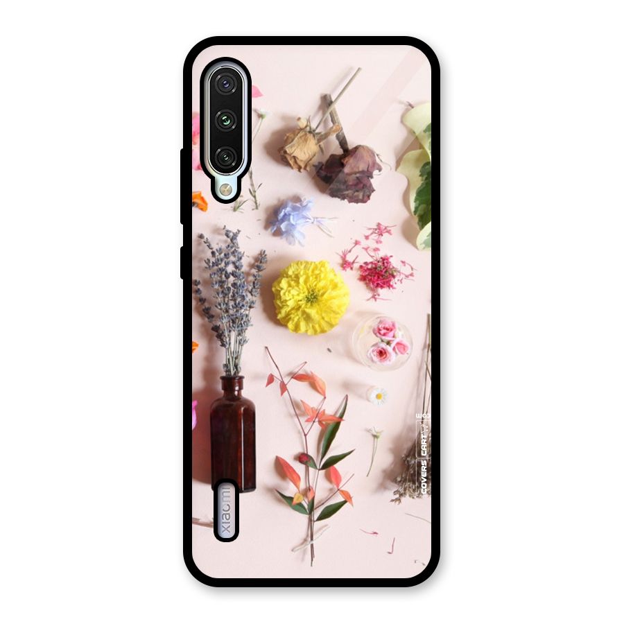 Old Petals Glass Back Case for Mi A3