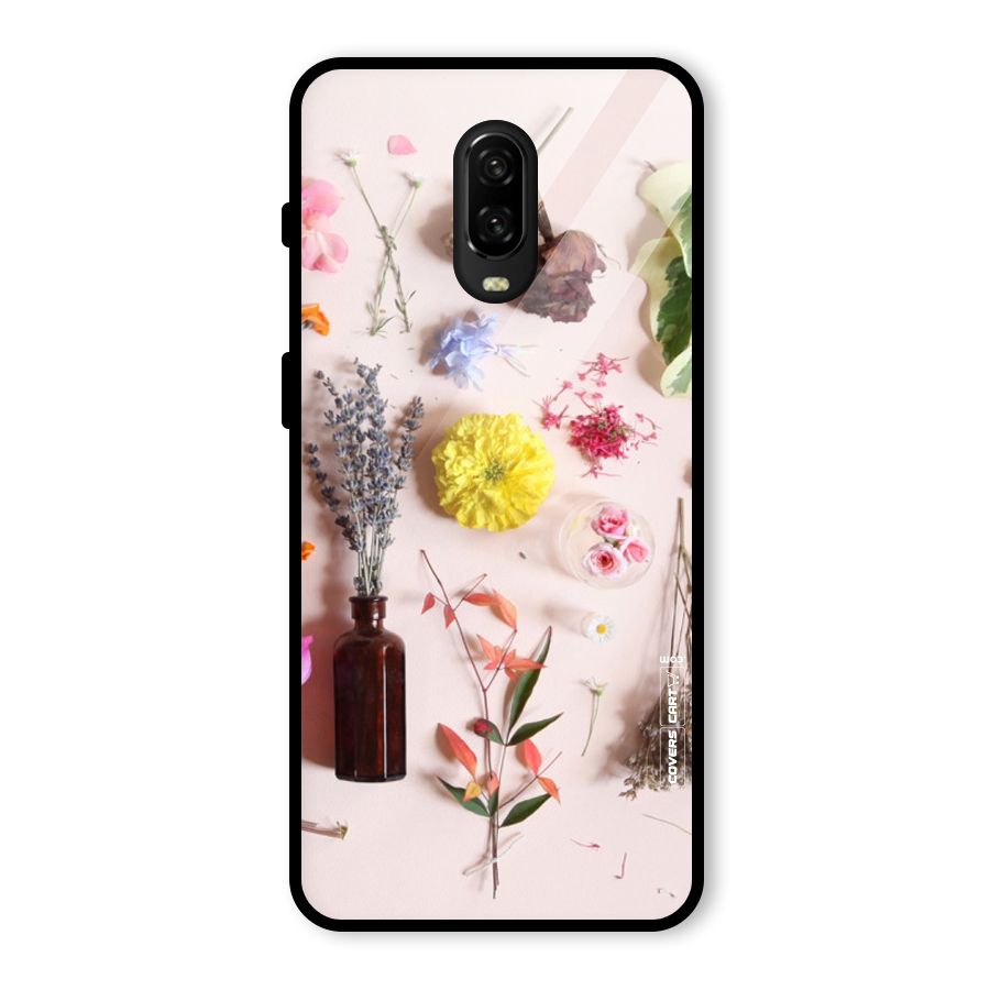 Old Petals Glass Back Case for OnePlus 6T