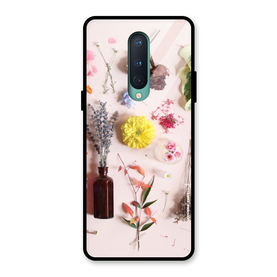 Old Petals Glass Back Case for OnePlus 8