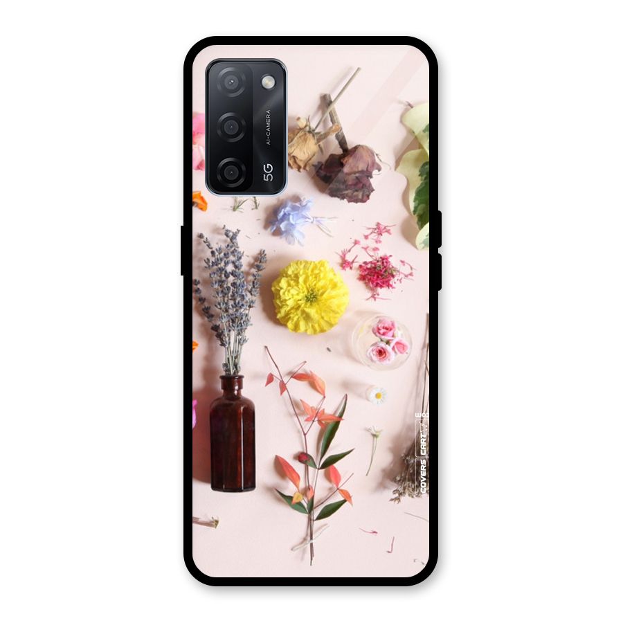 Old Petals Glass Back Case for Oppo A53s 5G