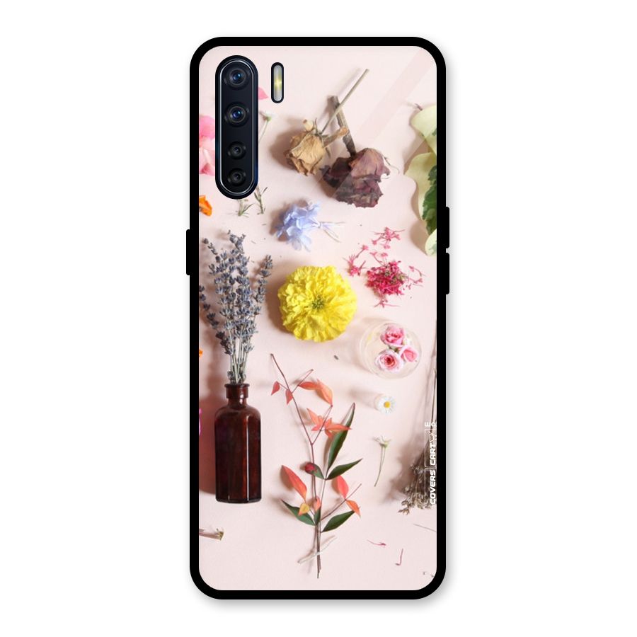 Old Petals Glass Back Case for Oppo F15