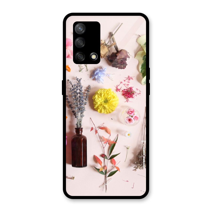 Old Petals Glass Back Case for Oppo F19
