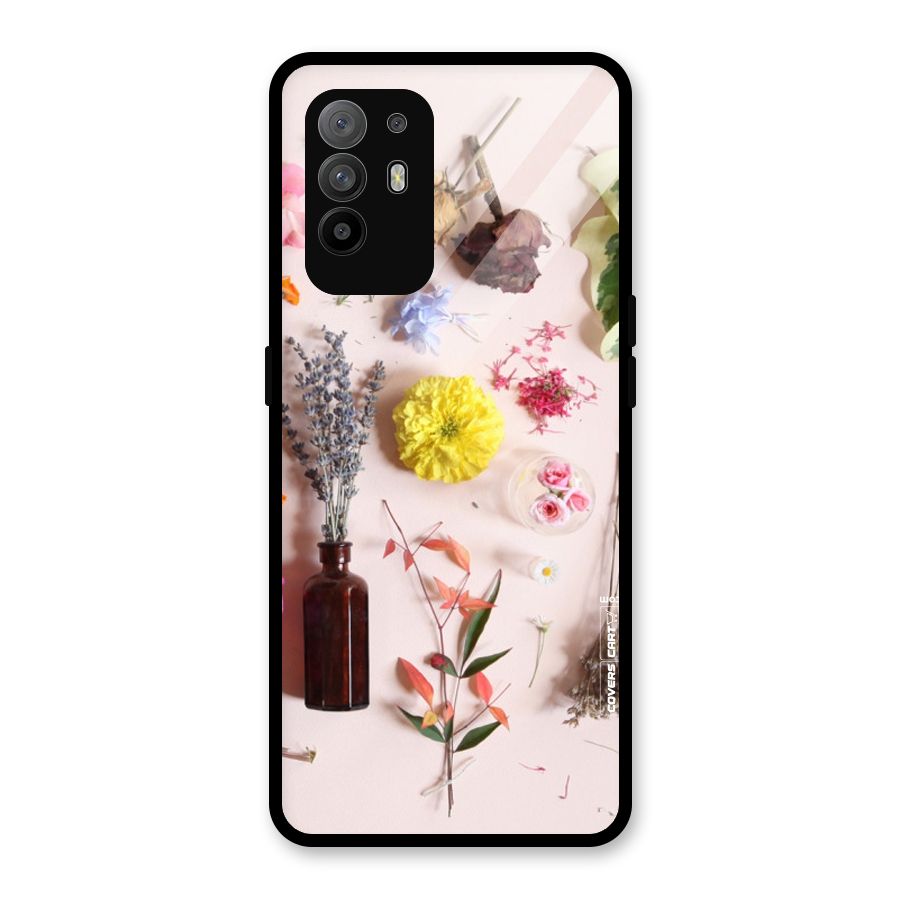Old Petals Glass Back Case for Oppo F19 Pro Plus 5G