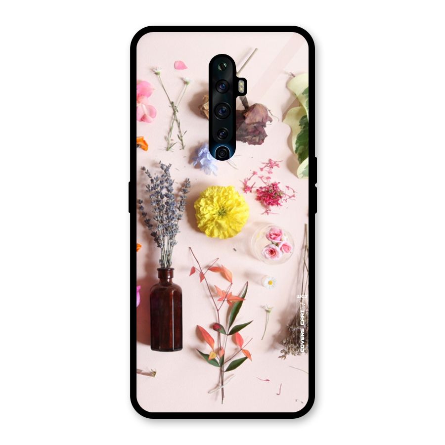 Old Petals Glass Back Case for Oppo Reno2 F