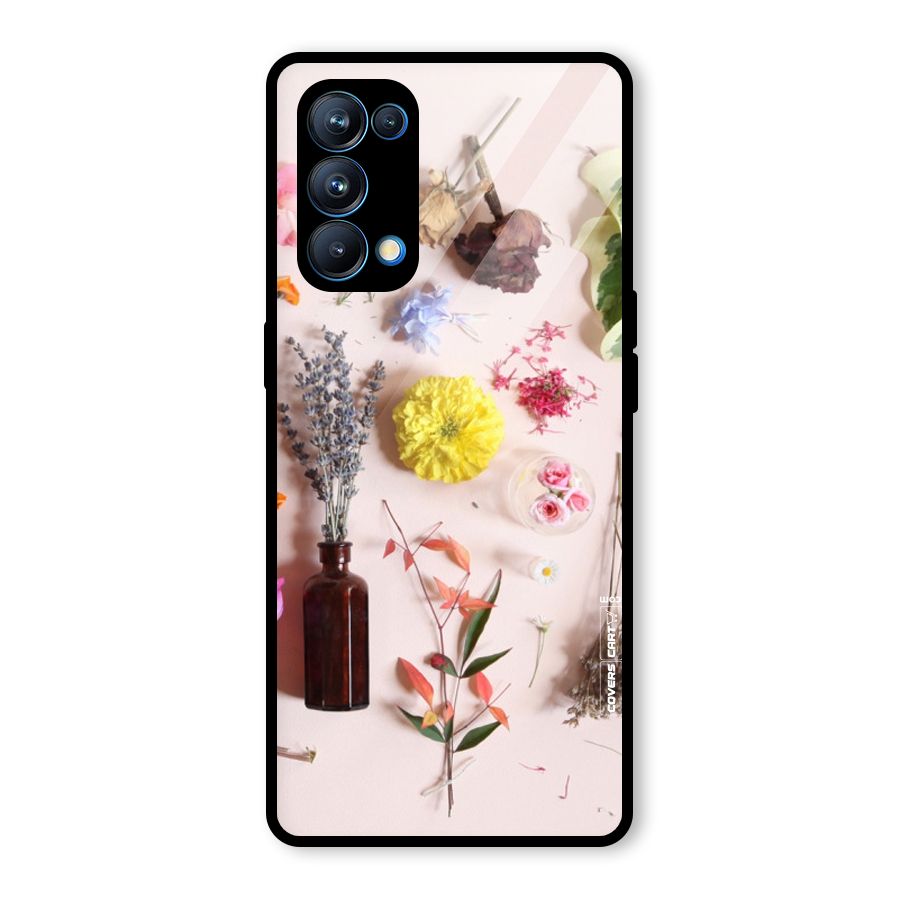 Old Petals Glass Back Case for Oppo Reno5 Pro 5G