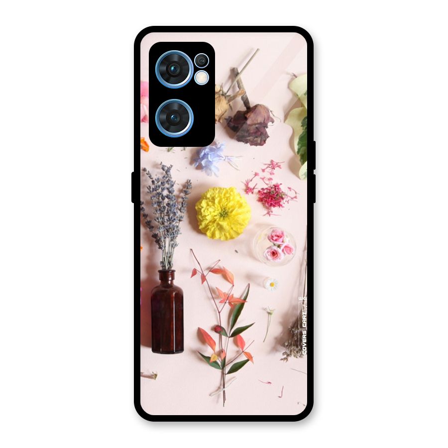 Old Petals Glass Back Case for Oppo Reno7 5G