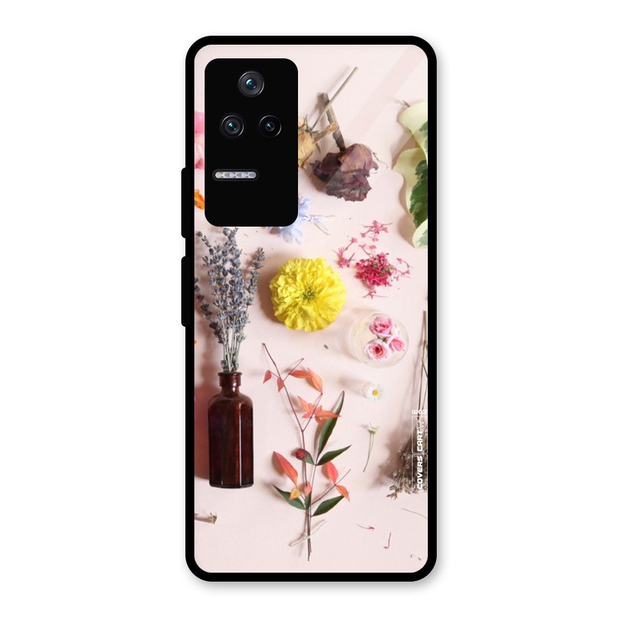 Old Petals Glass Back Case for Poco F4 5G