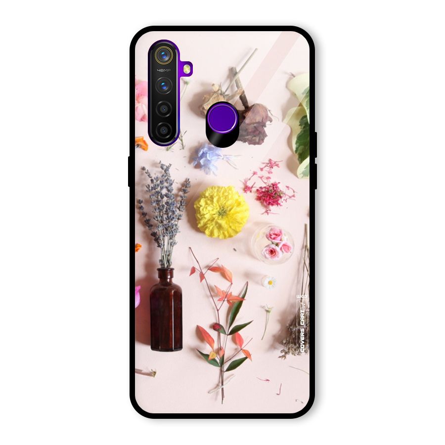 Old Petals Glass Back Case for Realme 5 Pro