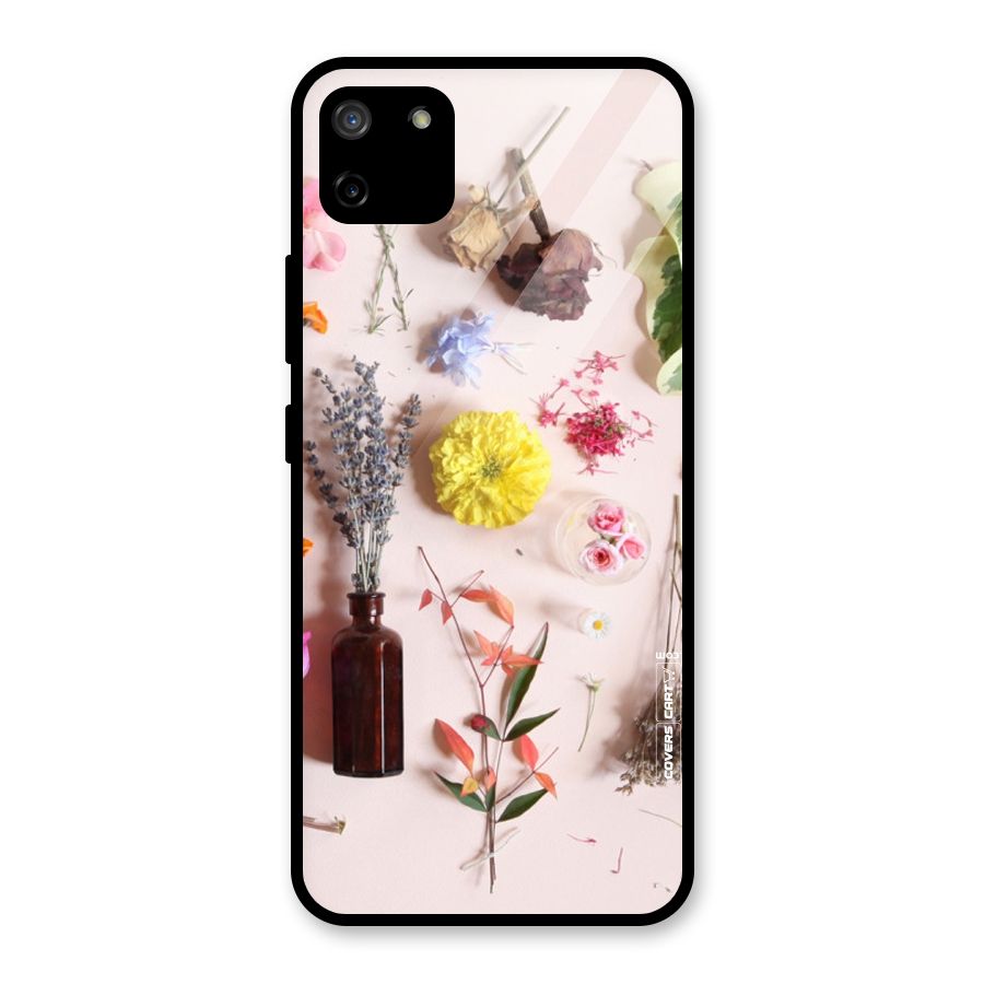 Old Petals Glass Back Case for Realme C11