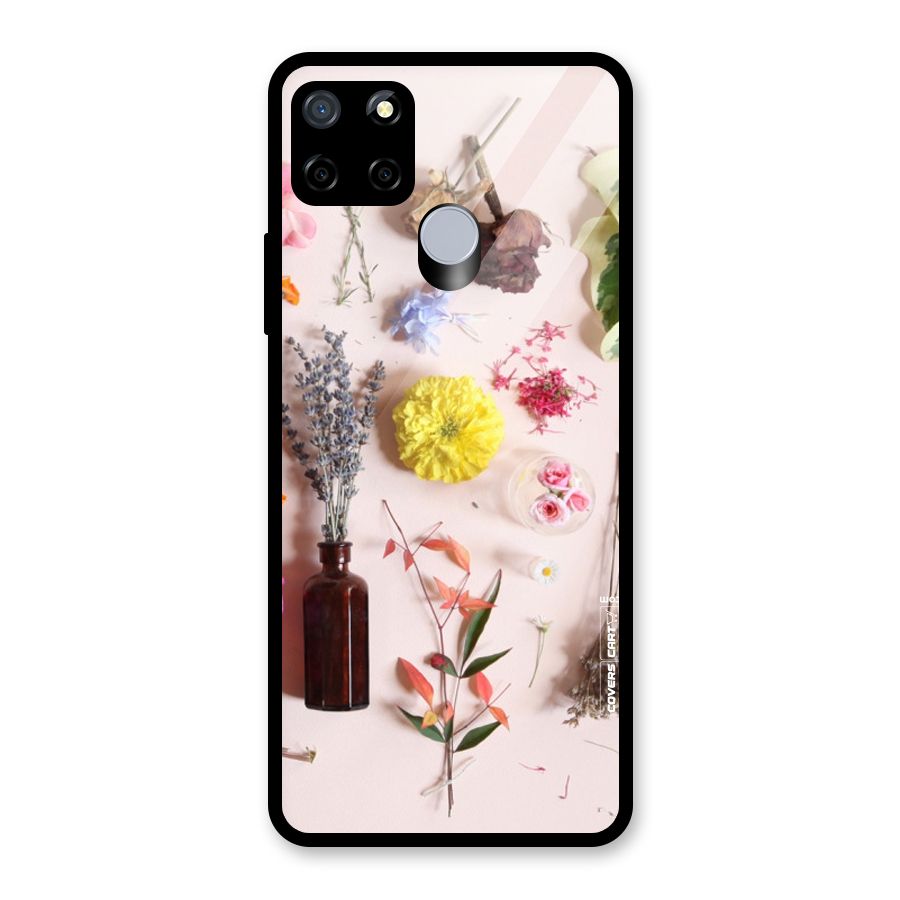 Old Petals Glass Back Case for Realme C12