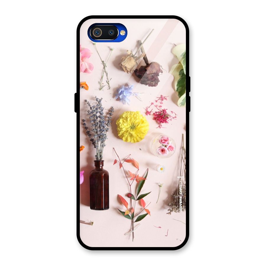 Old Petals Glass Back Case for Realme C2