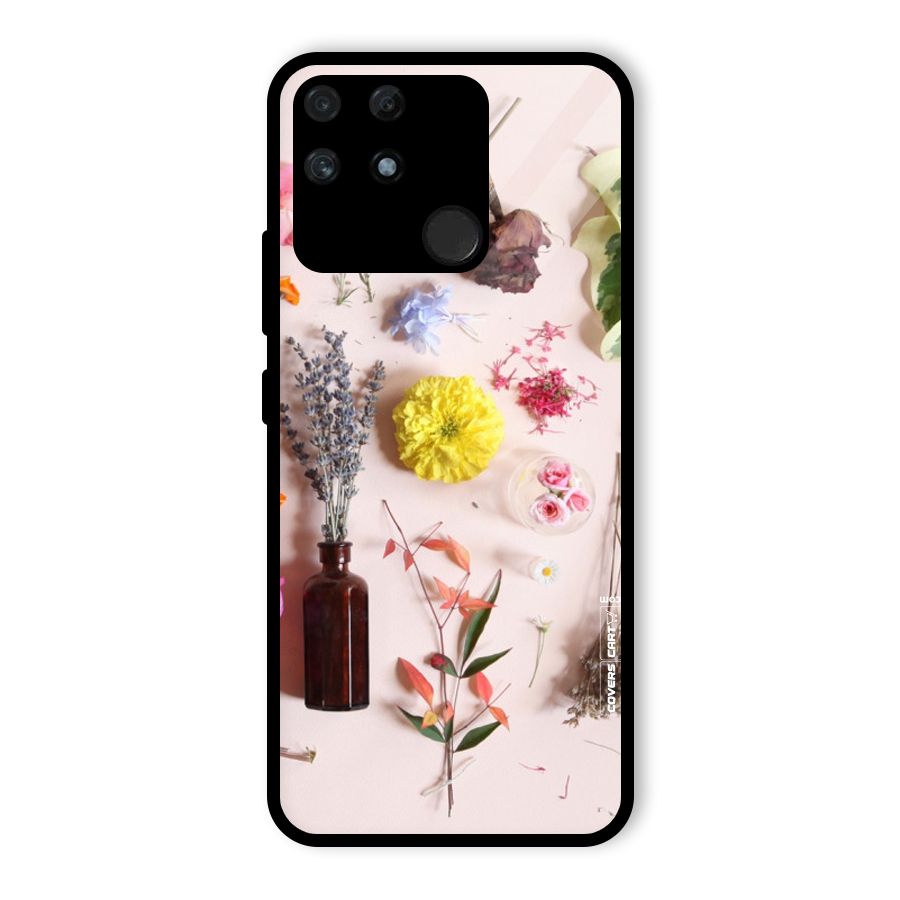 Old Petals Glass Back Case for Realme Narzo 50A