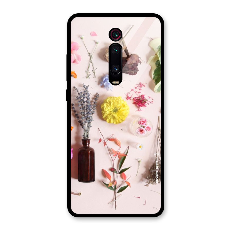 Old Petals Glass Back Case for Redmi K20