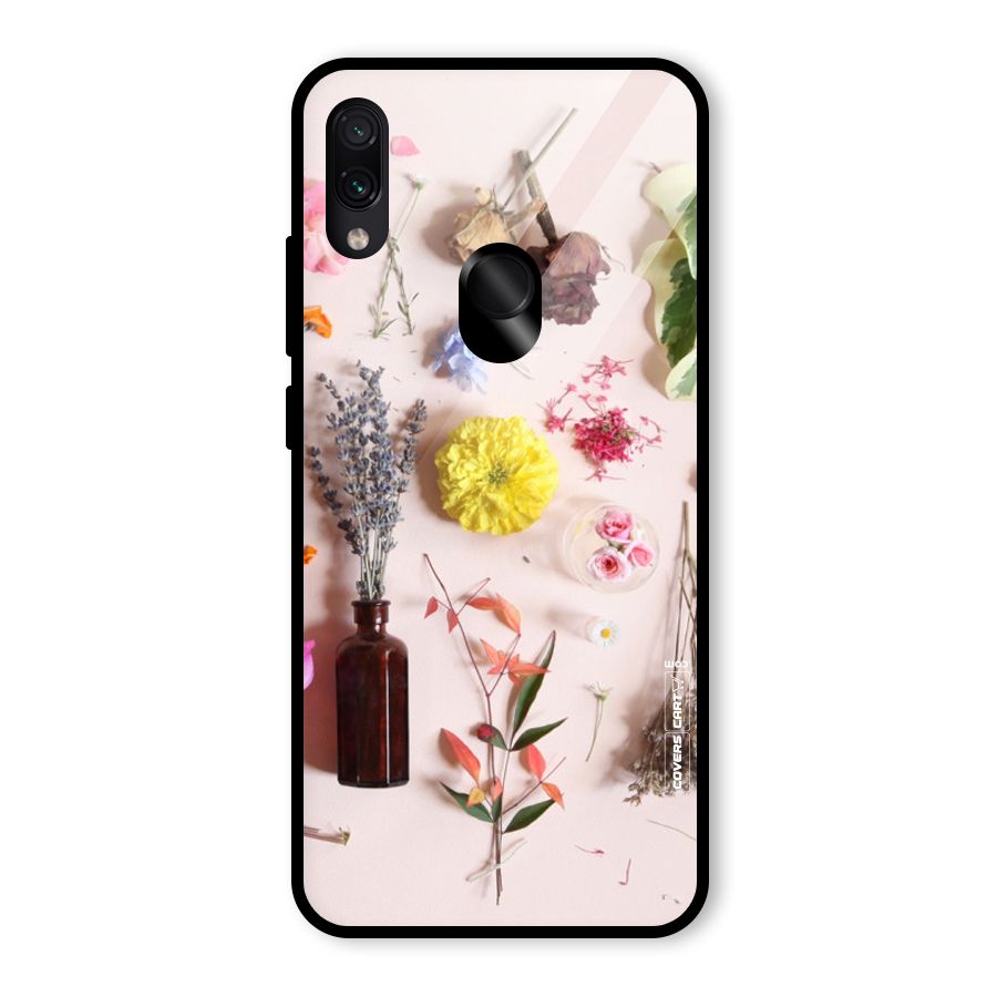 Old Petals Glass Back Case for Redmi Note 7 Pro