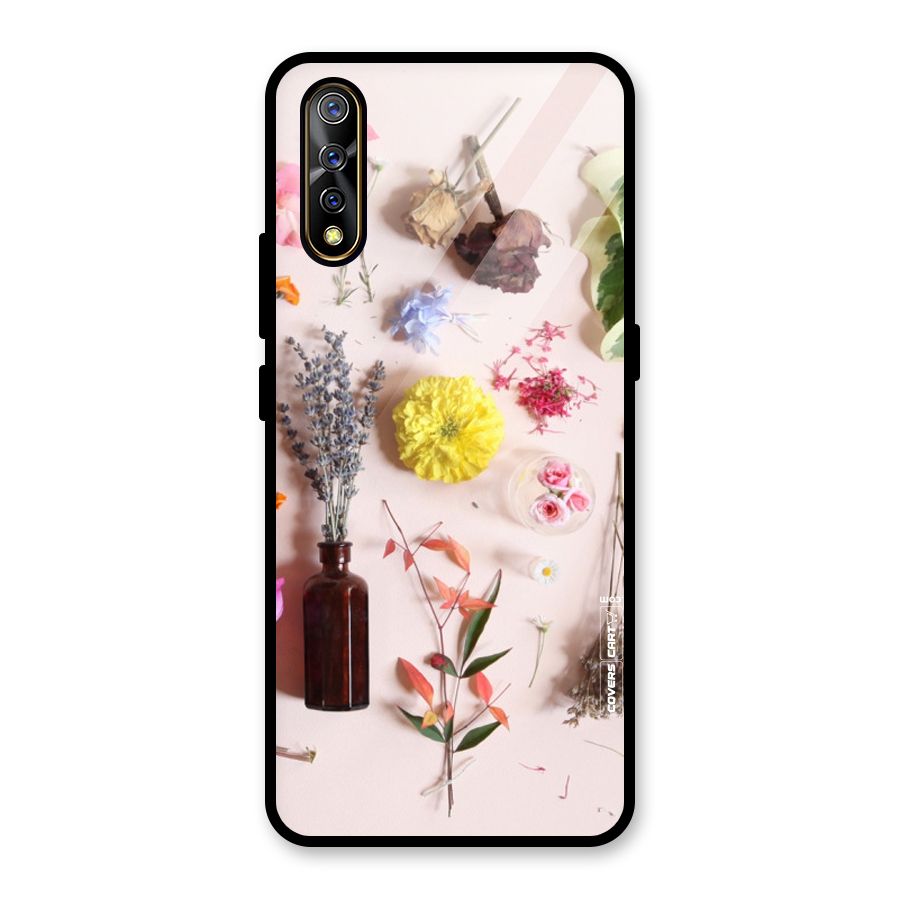 Old Petals Glass Back Case for Vivo S1