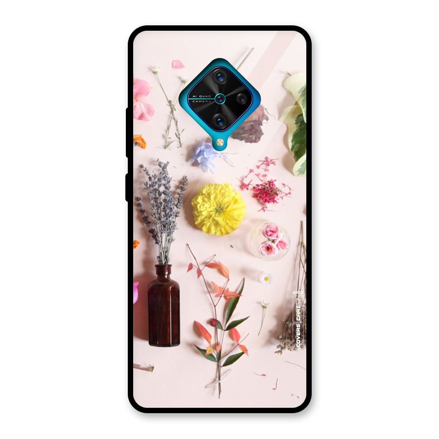 Old Petals Glass Back Case for Vivo S1 Pro