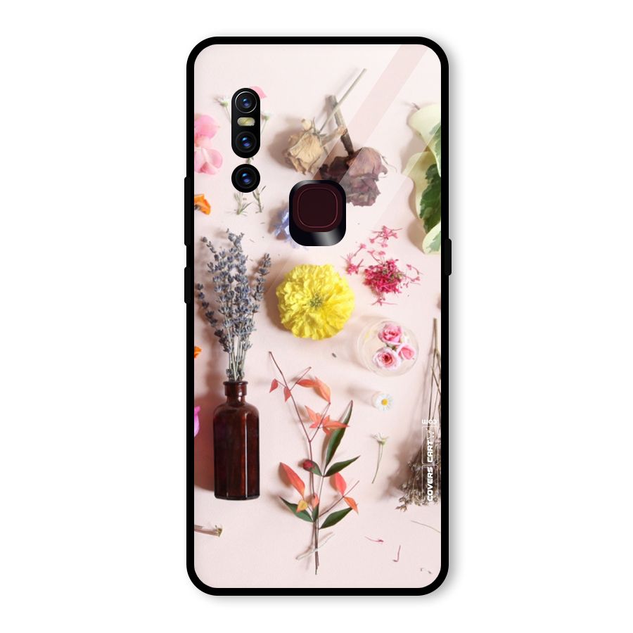 Old Petals Glass Back Case for Vivo V15