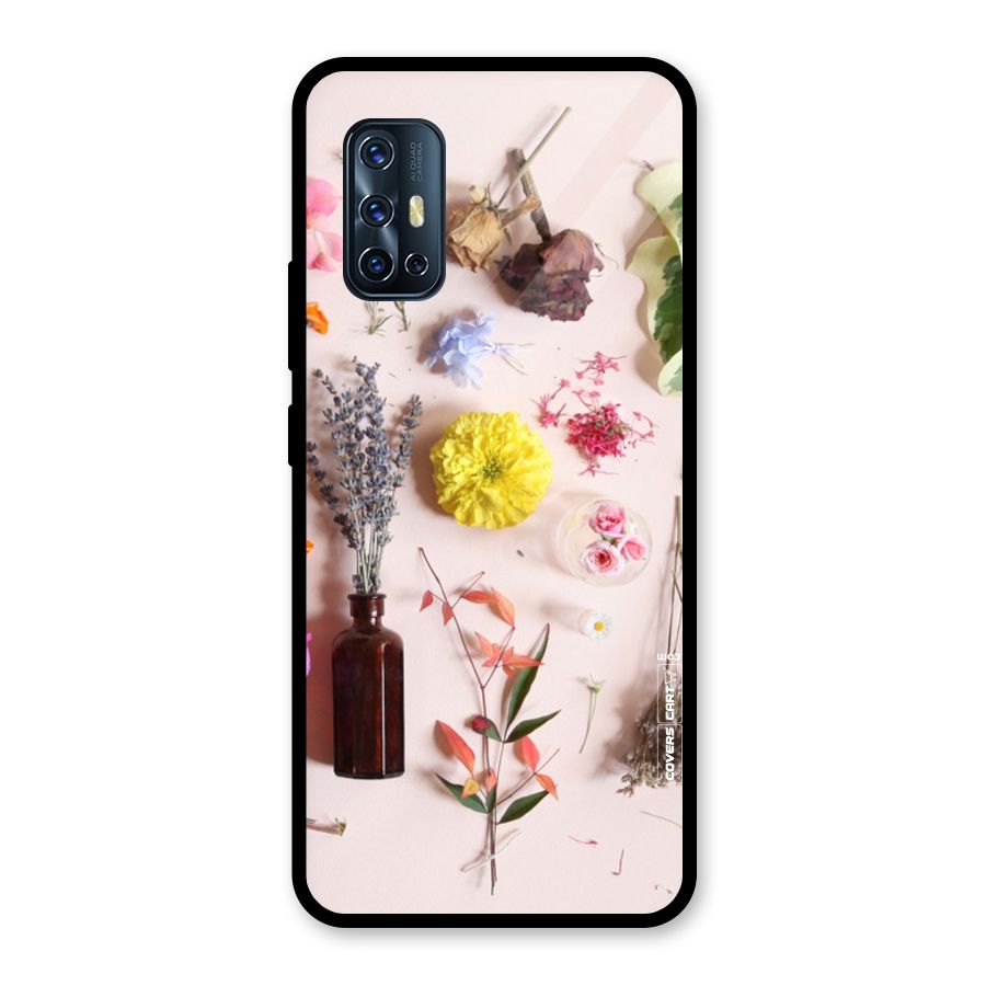 Old Petals Glass Back Case for Vivo V17
