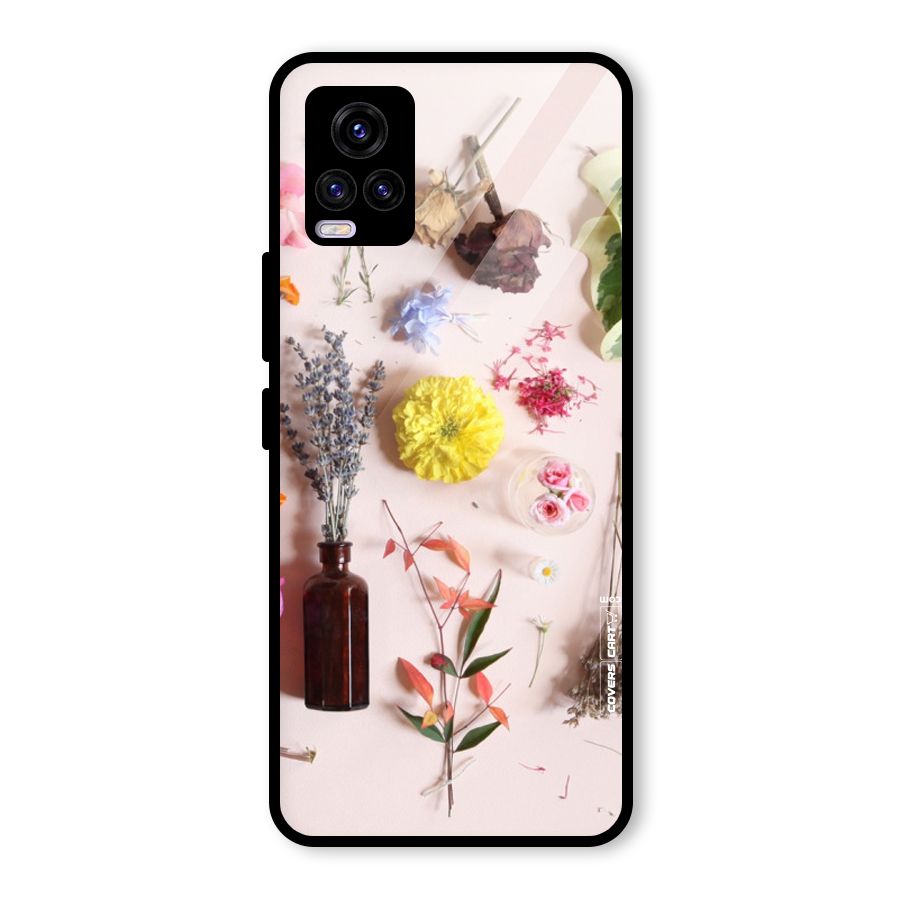 Old Petals Glass Back Case for Vivo V20