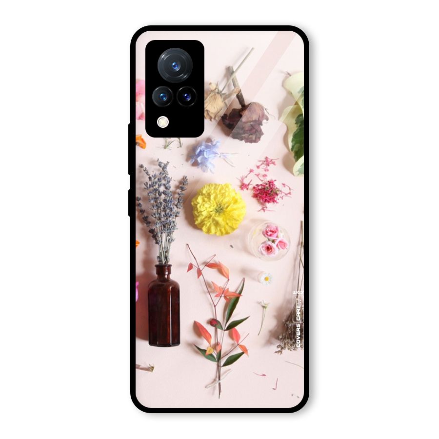 Old Petals Glass Back Case for Vivo V21 5G
