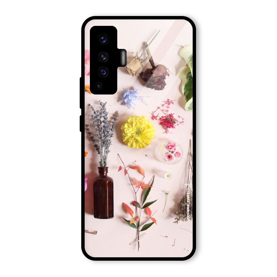 Old Petals Glass Back Case for Vivo X50