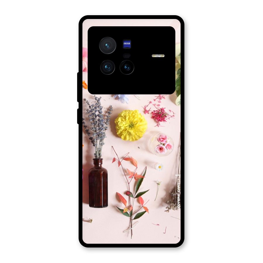 Old Petals Glass Back Case for Vivo X80