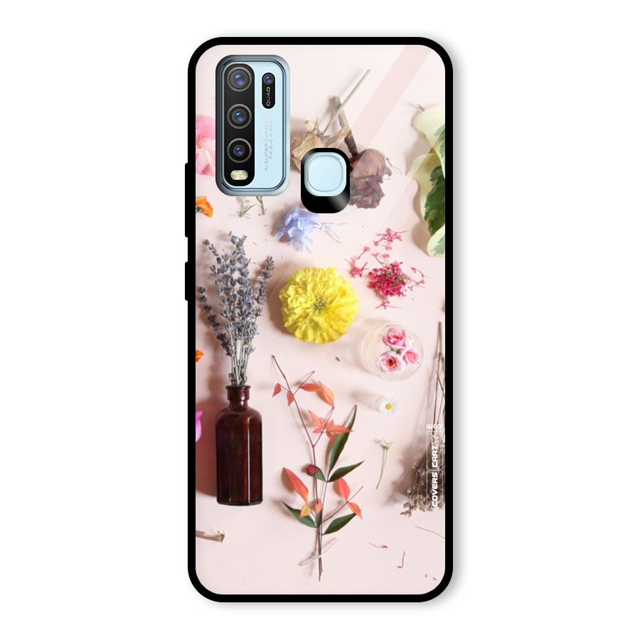 Old Petals Glass Back Case for Vivo Y30