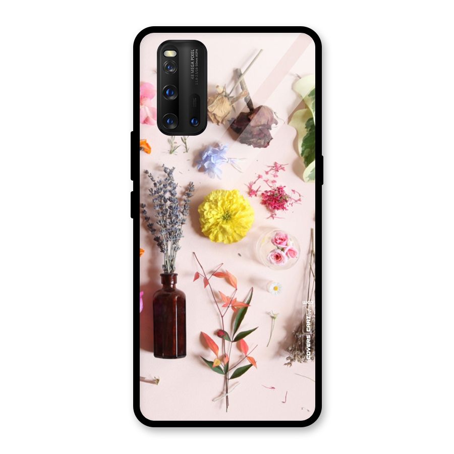 Old Petals Glass Back Case for Vivo iQOO 3