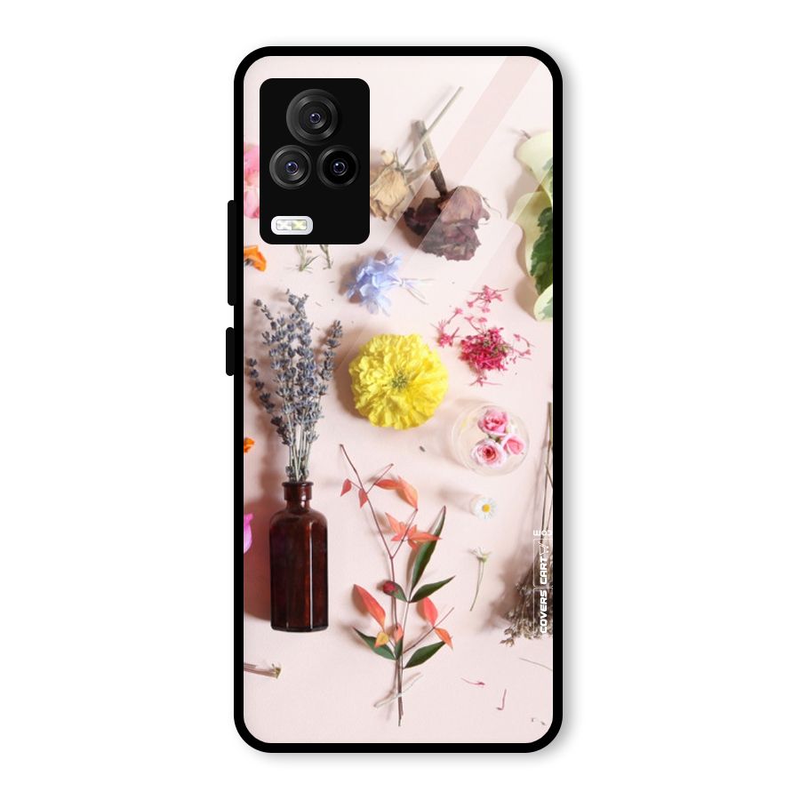 Old Petals Glass Back Case for Vivo iQOO 7 Legend 5G