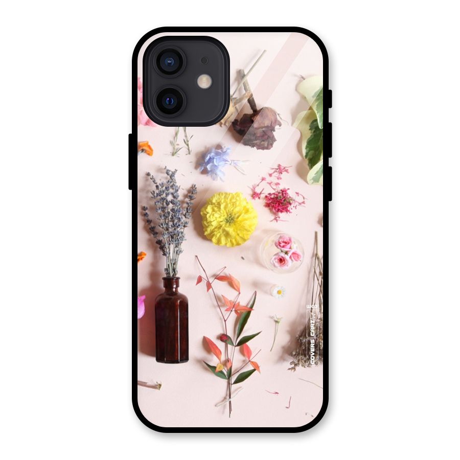Old Petals Glass Back Case for iPhone 12