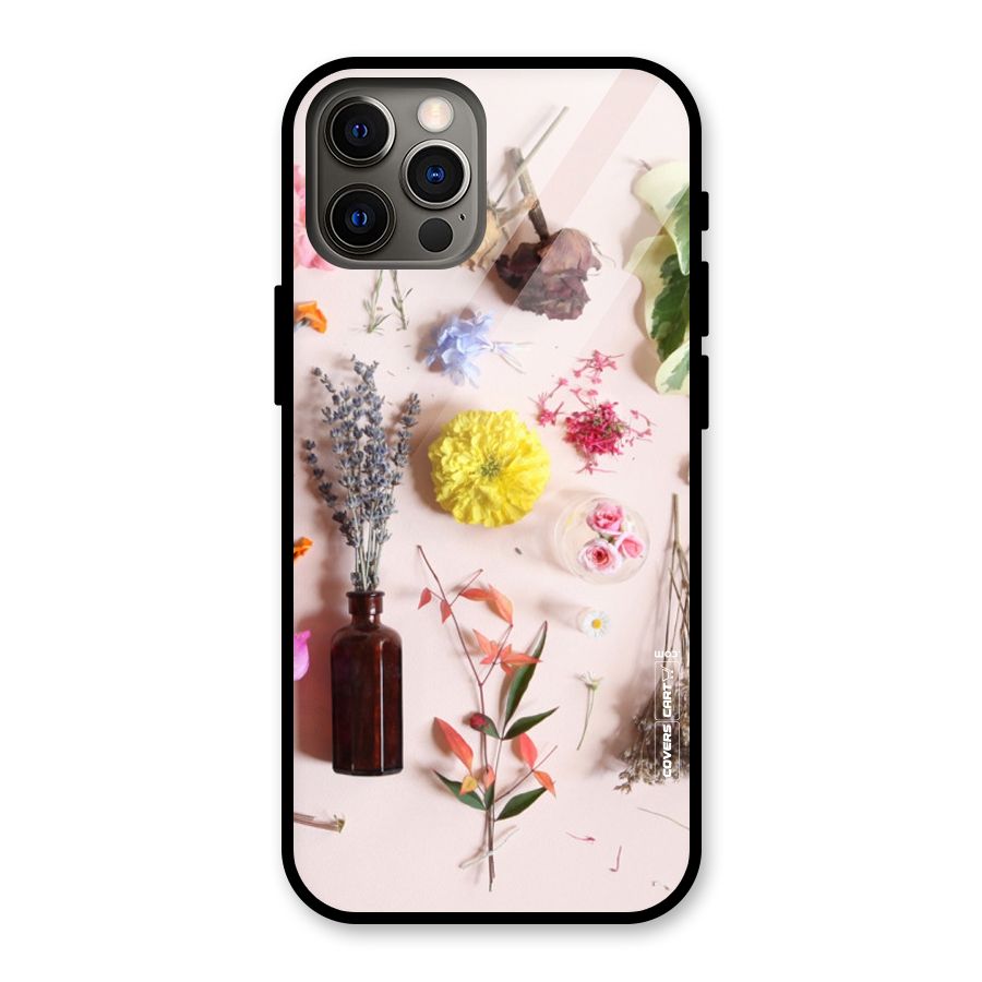 Old Petals Glass Back Case for iPhone 12 Pro