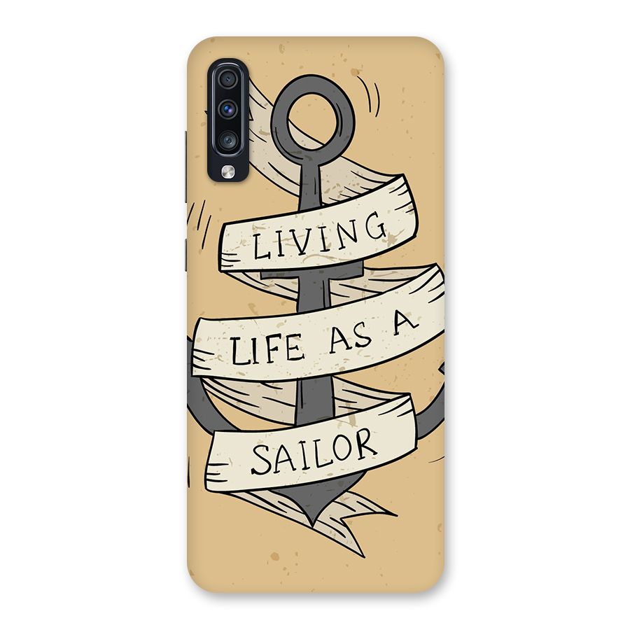 Old School Anchor Back Case for Galaxy A70