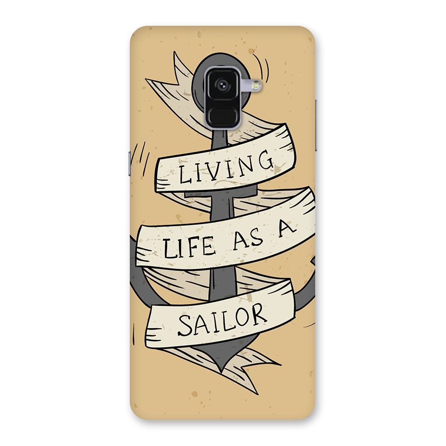 Old School Anchor Back Case for Galaxy A8 Plus