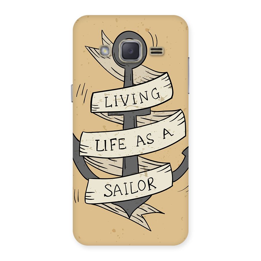 Old School Anchor Back Case for Galaxy J2