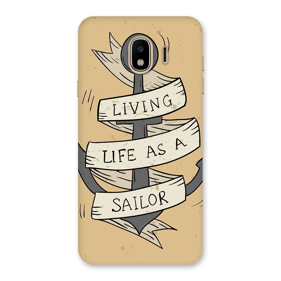 Old School Anchor Back Case for Galaxy J4
