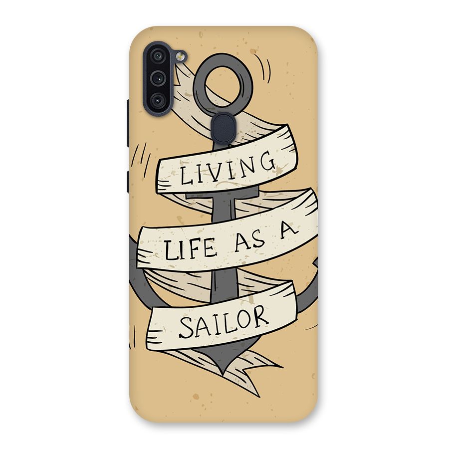 Old School Anchor Back Case for Galaxy M11