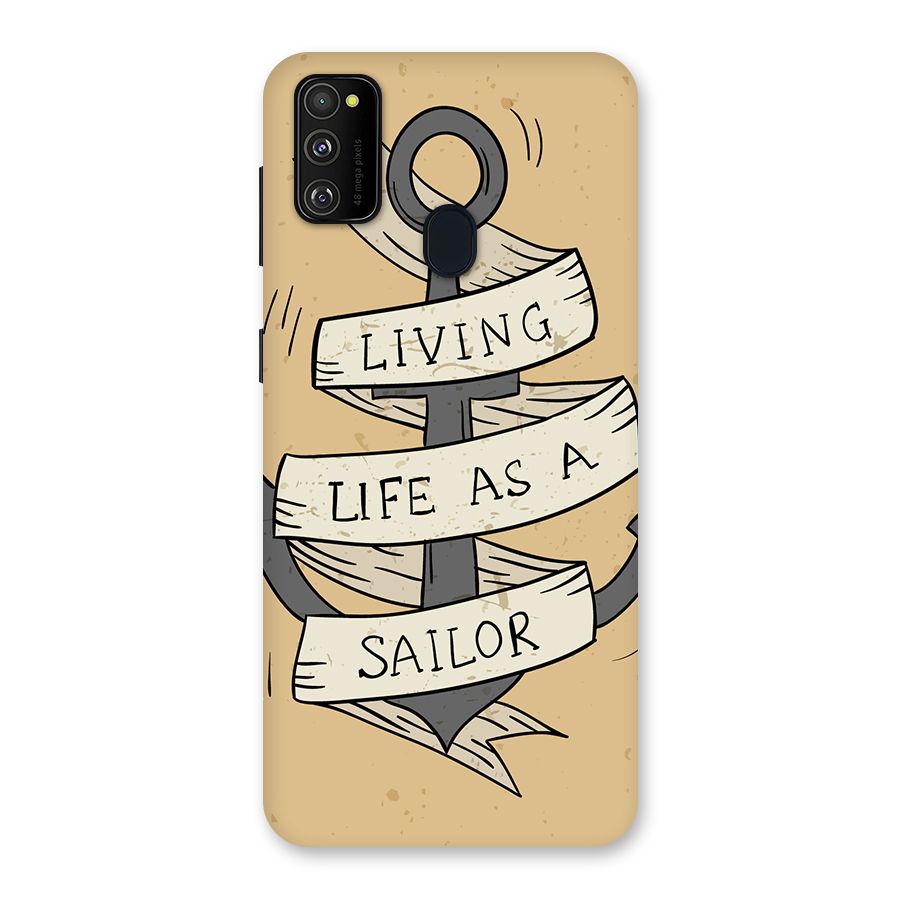 Old School Anchor Back Case for Galaxy M30s