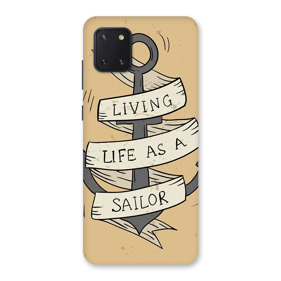 Old School Anchor Back Case for Galaxy Note 10 Lite