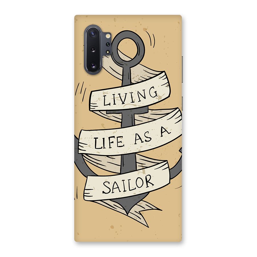 Old School Anchor Back Case for Galaxy Note 10 Plus