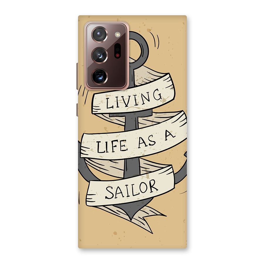 Old School Anchor Back Case for Galaxy Note 20 Ultra