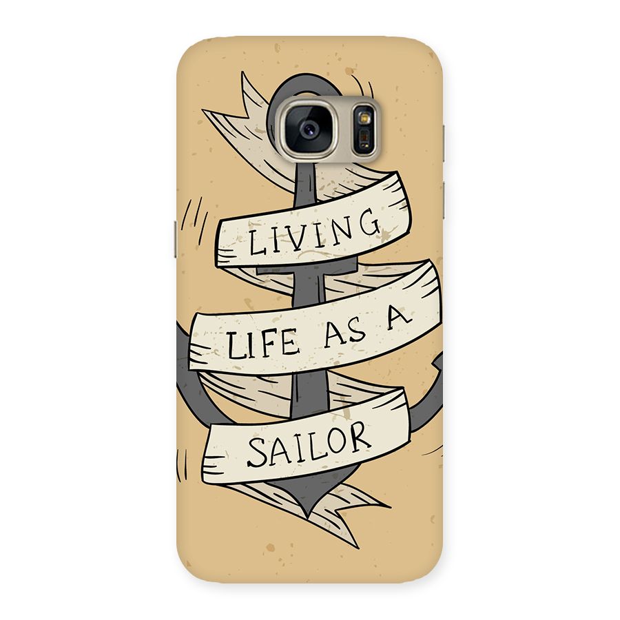 Old School Anchor Back Case for Galaxy S7