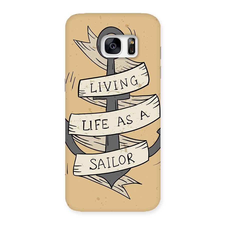 Old School Anchor Back Case for Galaxy S7 Edge