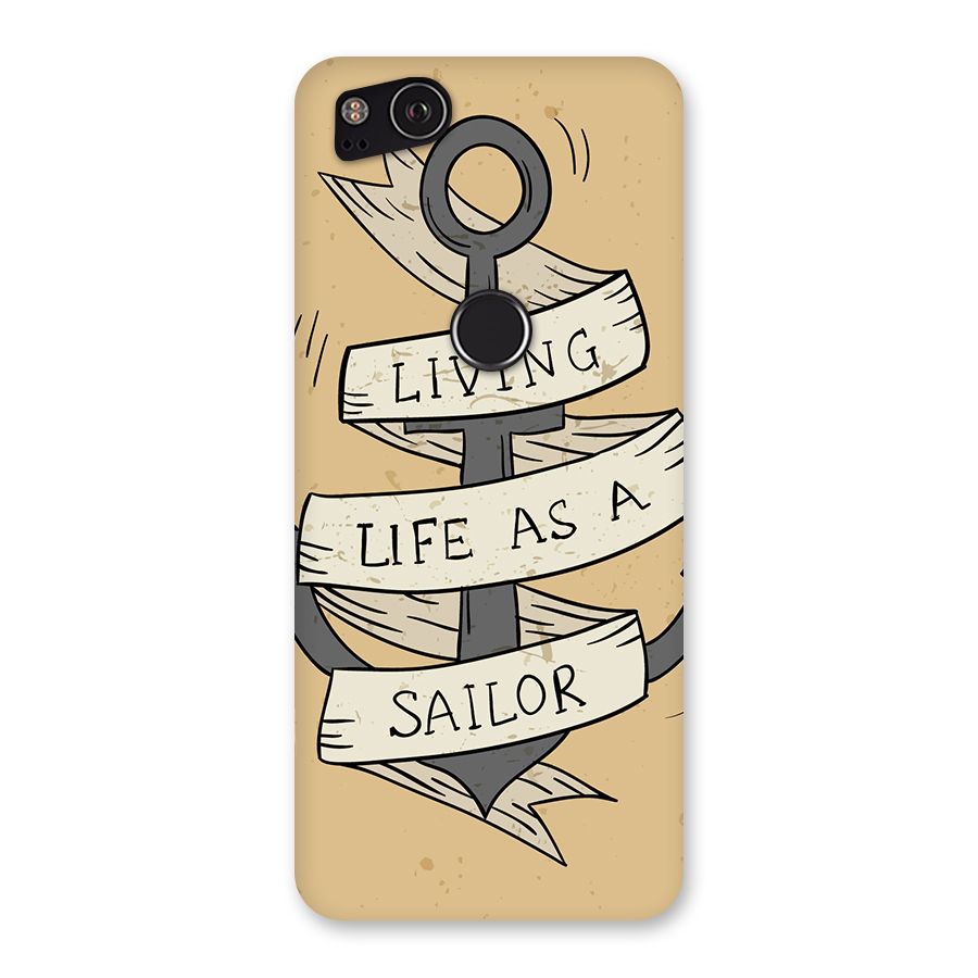 Old School Anchor Back Case for Google Pixel 2