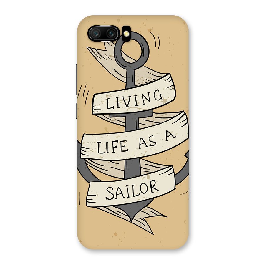 Old School Anchor Back Case for Honor 10