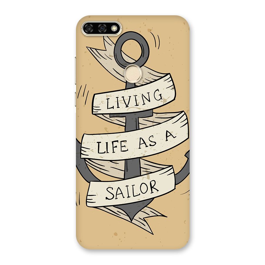 Old School Anchor Back Case for Honor 7A