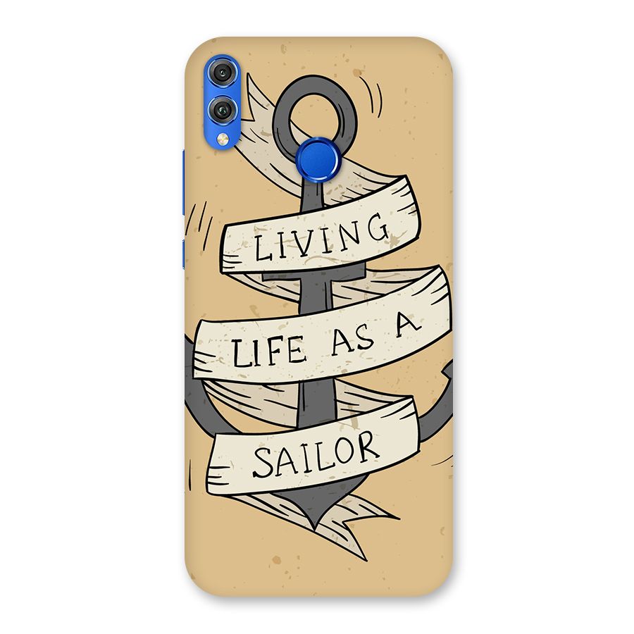 Old School Anchor Back Case for Honor 8X