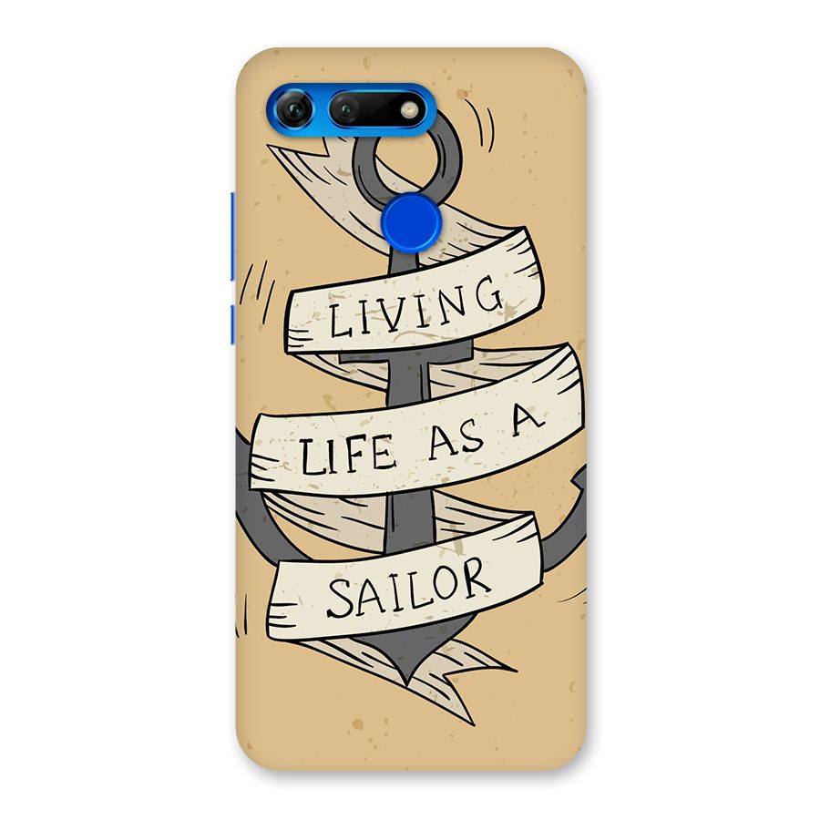 Old School Anchor Back Case for Honor View 20